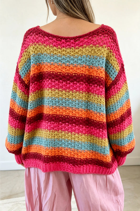 Striped Oversize Sweater