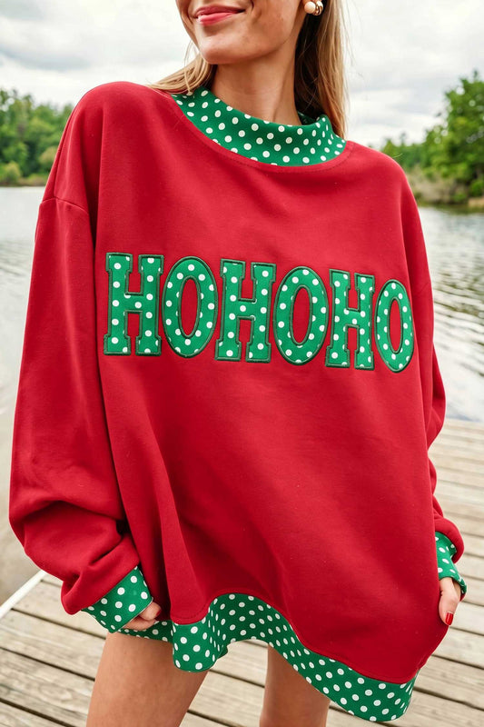 Polka Dot Christmas Sweatshirt