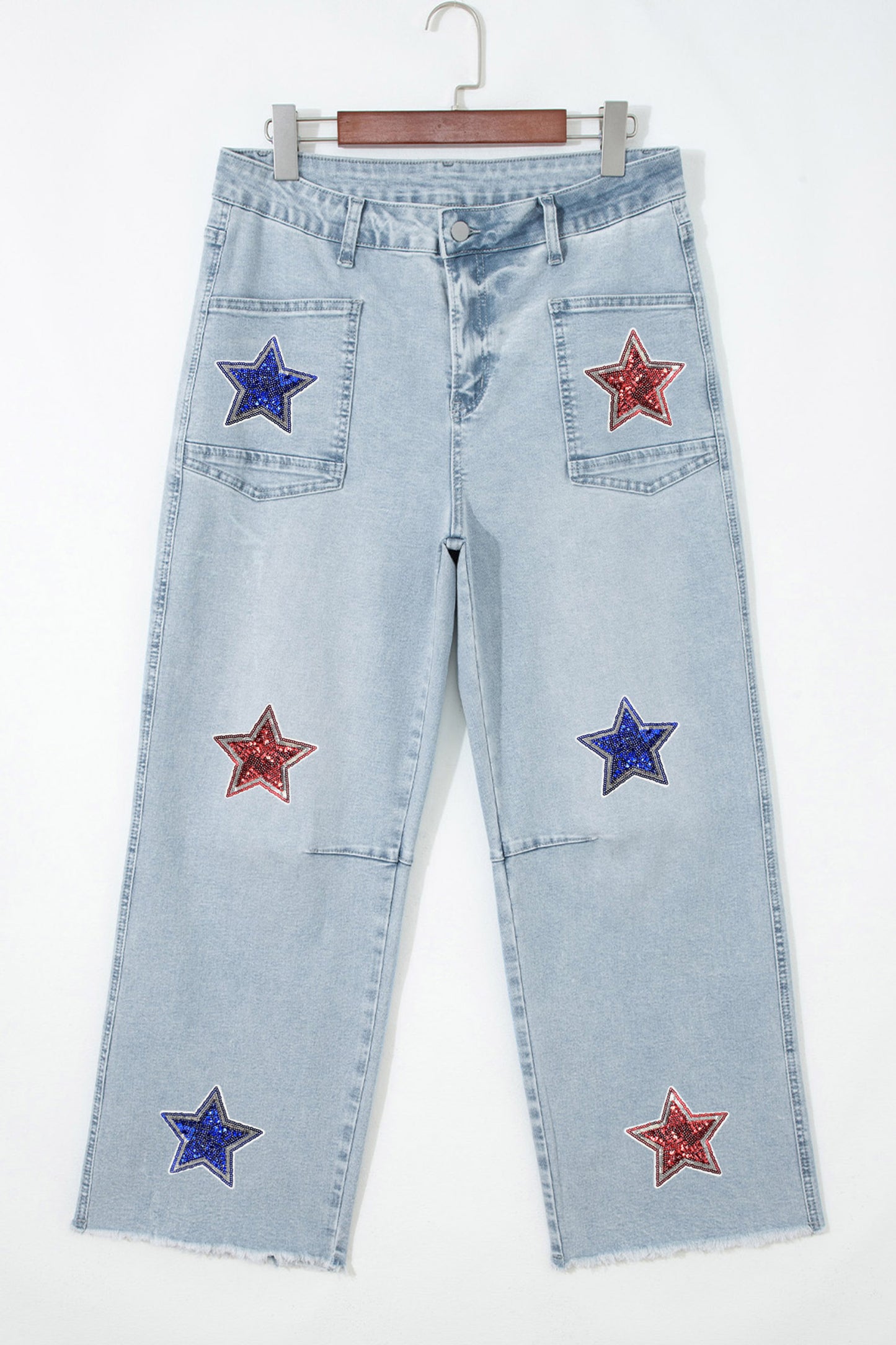 Patriotic Sequin Stars Jeans