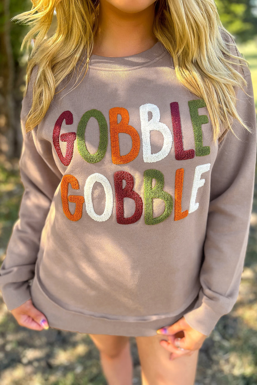 GOBBLE GOBBLE Thanksgiving Sweatshirt