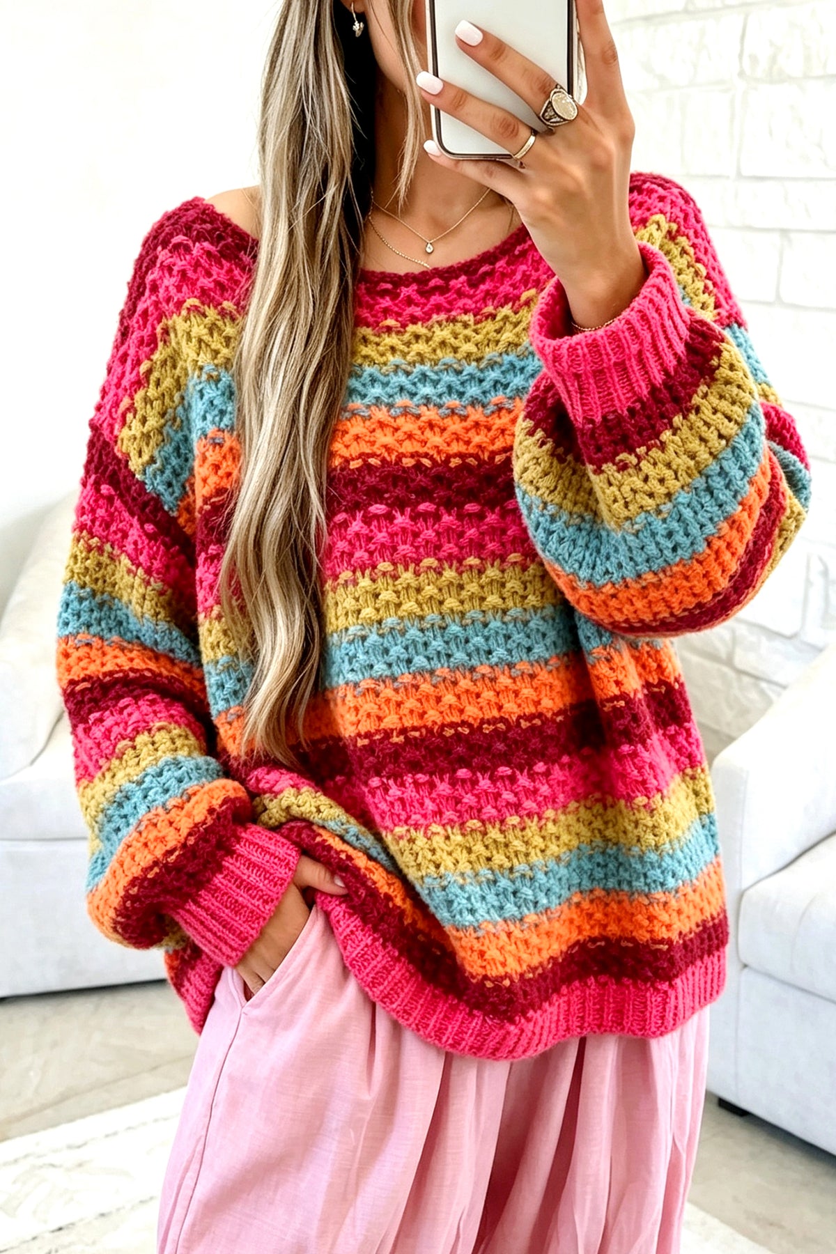 Striped Oversize Sweater