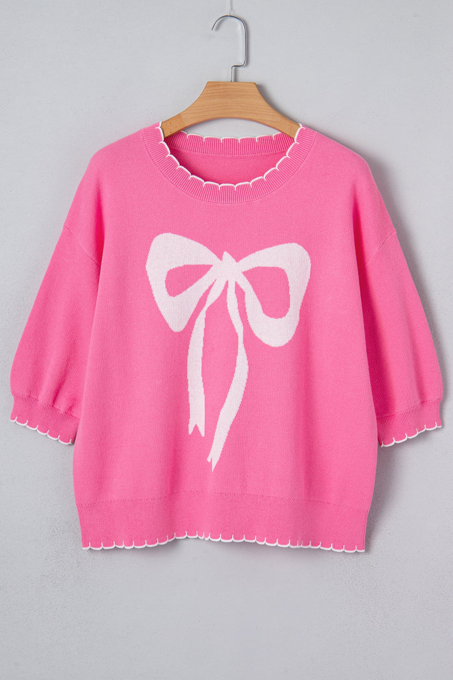 Pink Bow Sweater