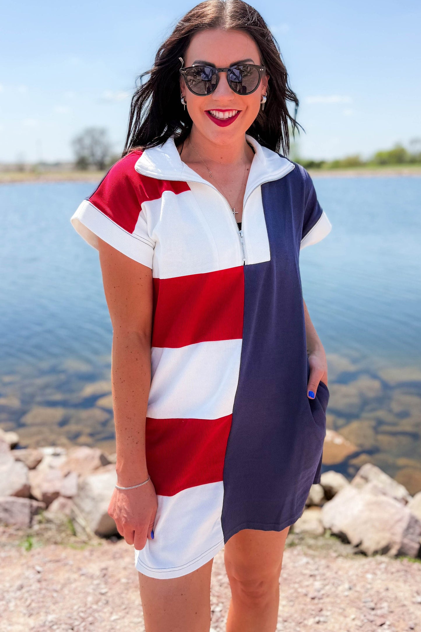 Patriotic T-Shirt Dress