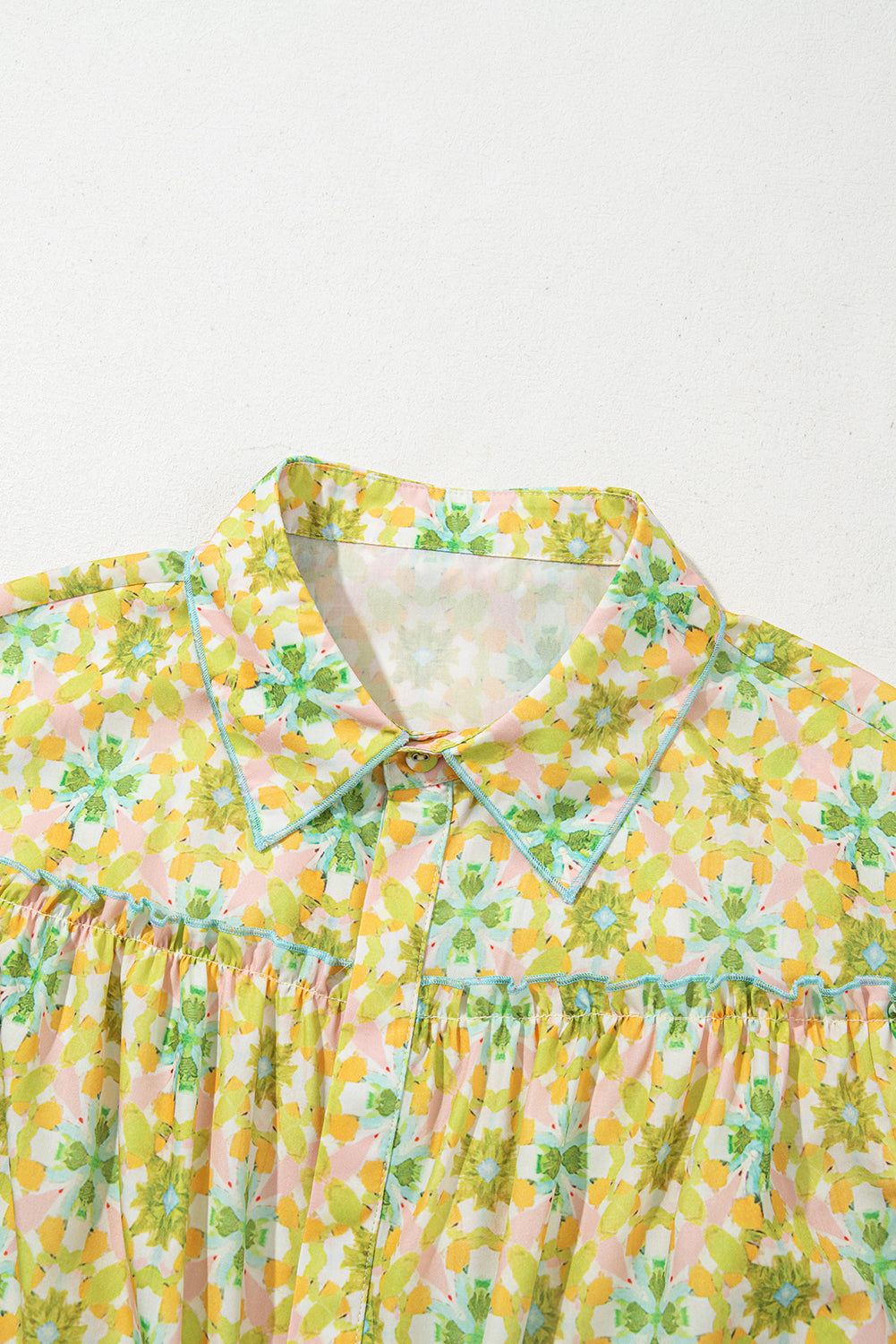 Boho Floral Long Sleeve Blouse