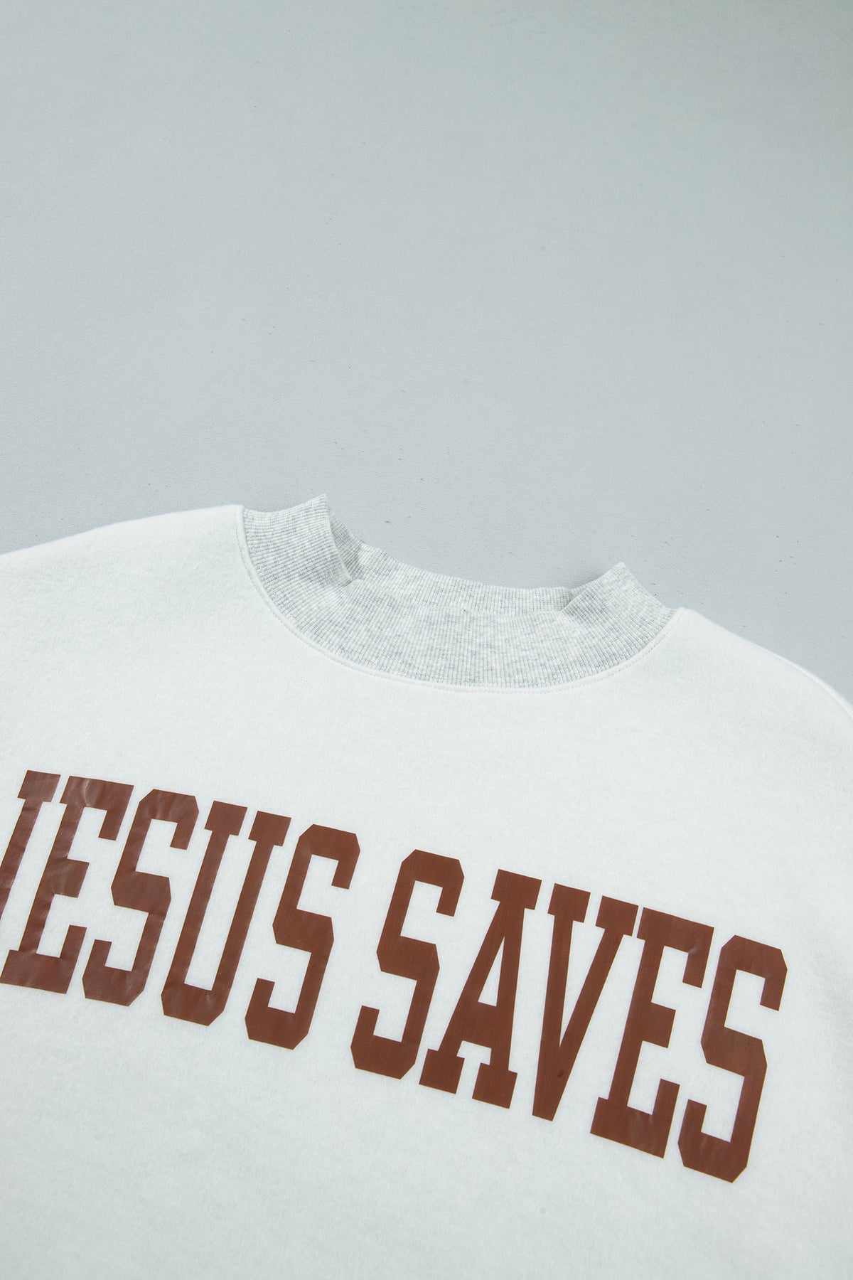 Reversible Jesus Saves Sweatshirt