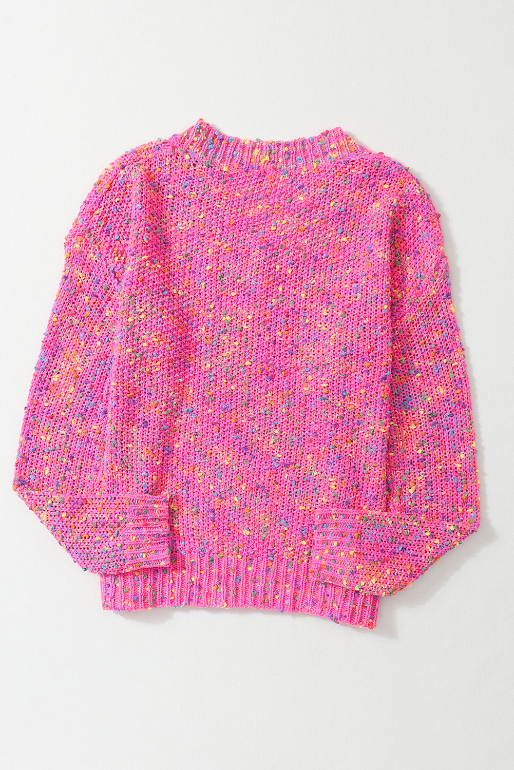 Hot Pink Chunky Knit Sweater