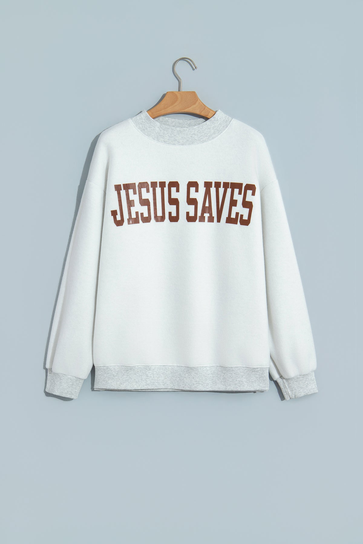 Reversible Jesus Saves Sweatshirt