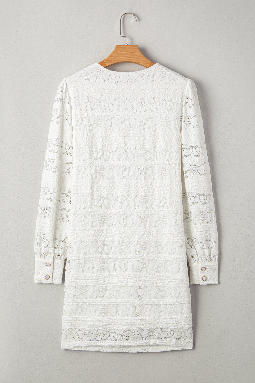 White Lace Shift Dress