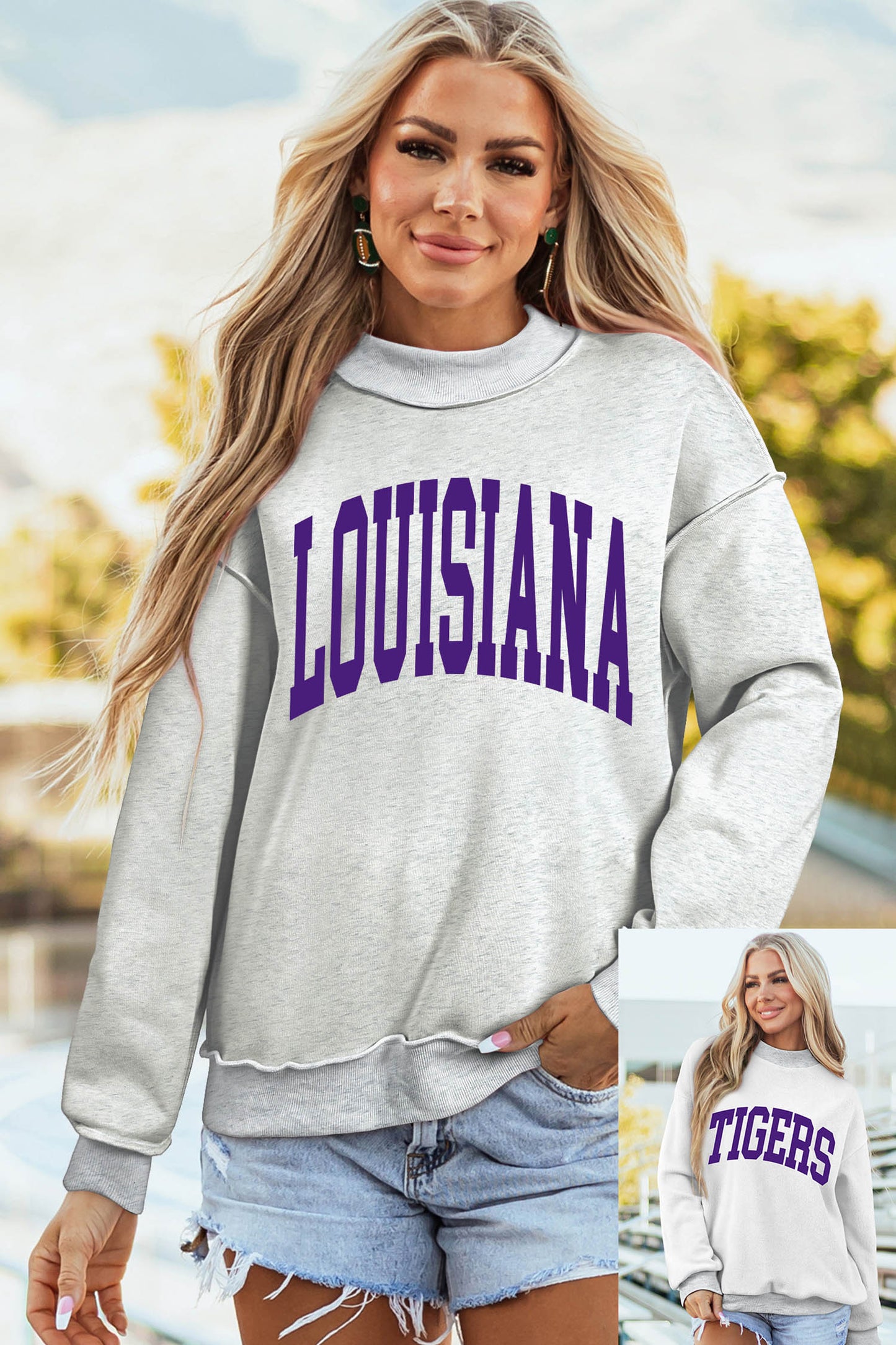 Reversible LSU Gameday Sweatshirt