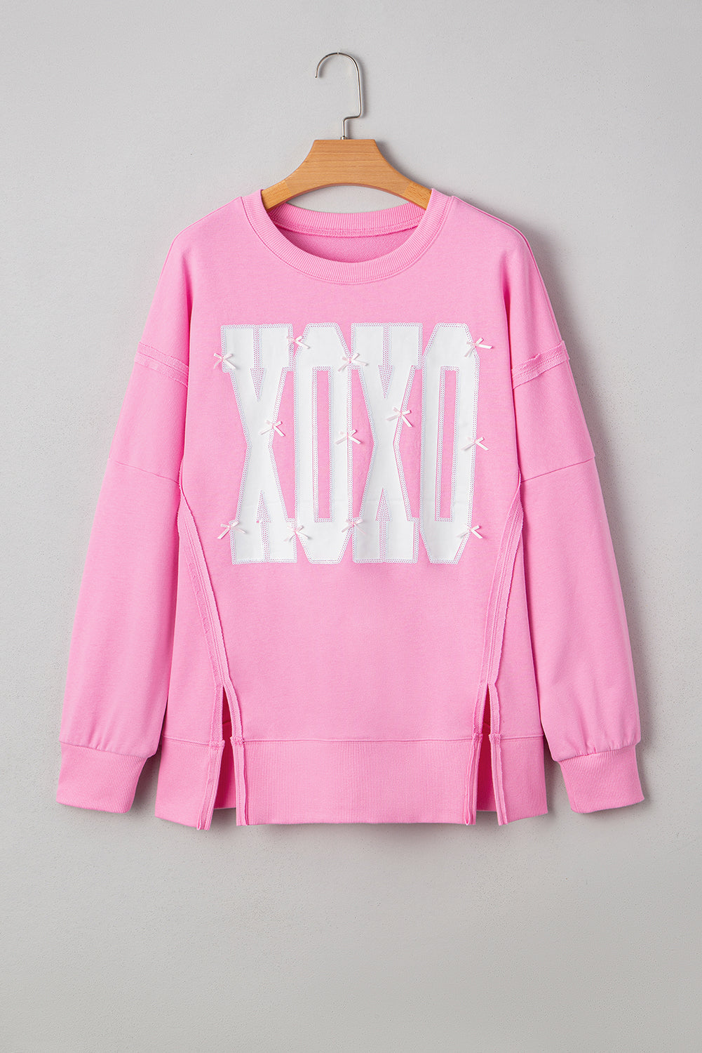 Pink Sequin XOXO Sweatshirt