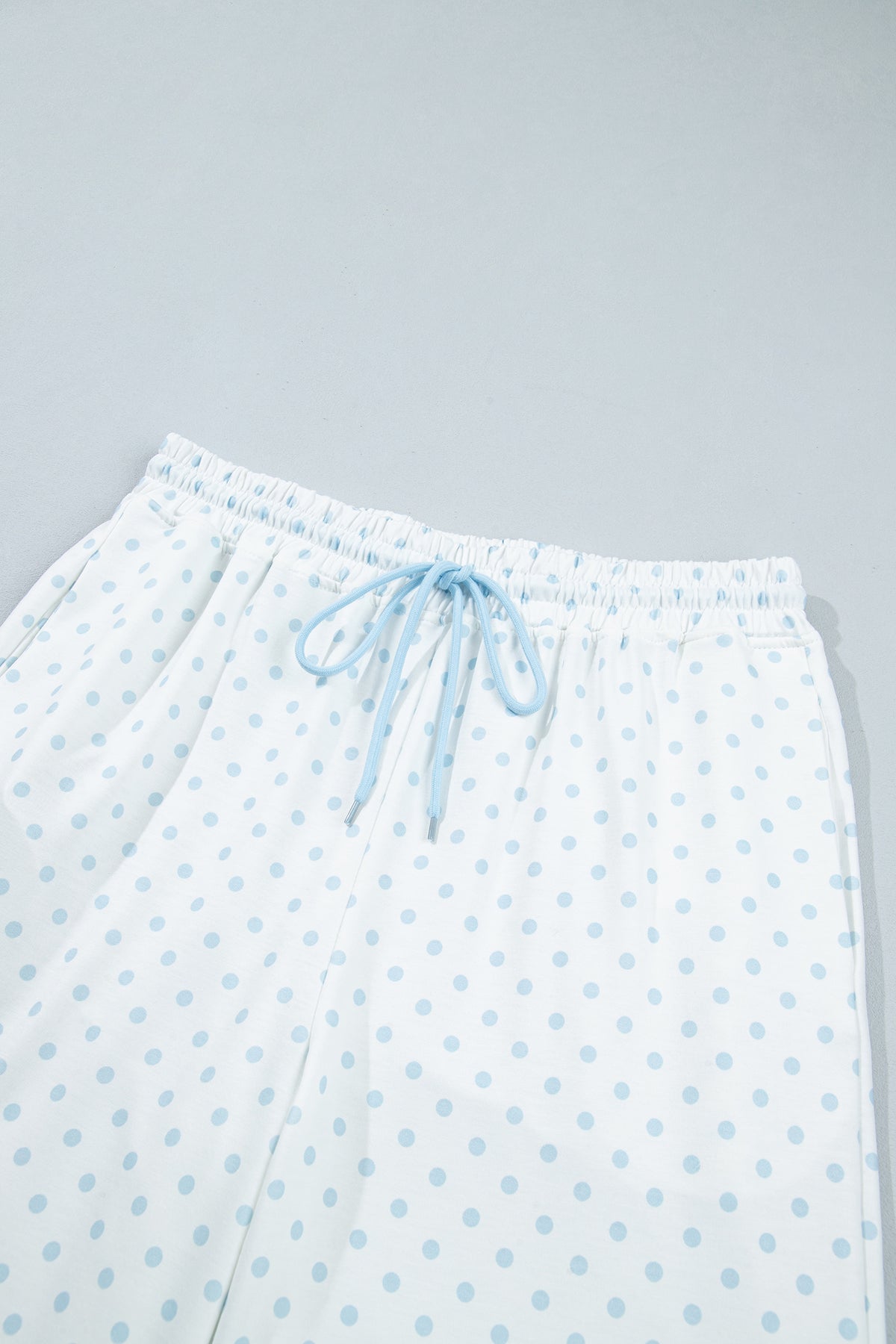Polka Dot Patchwork Pants Set
