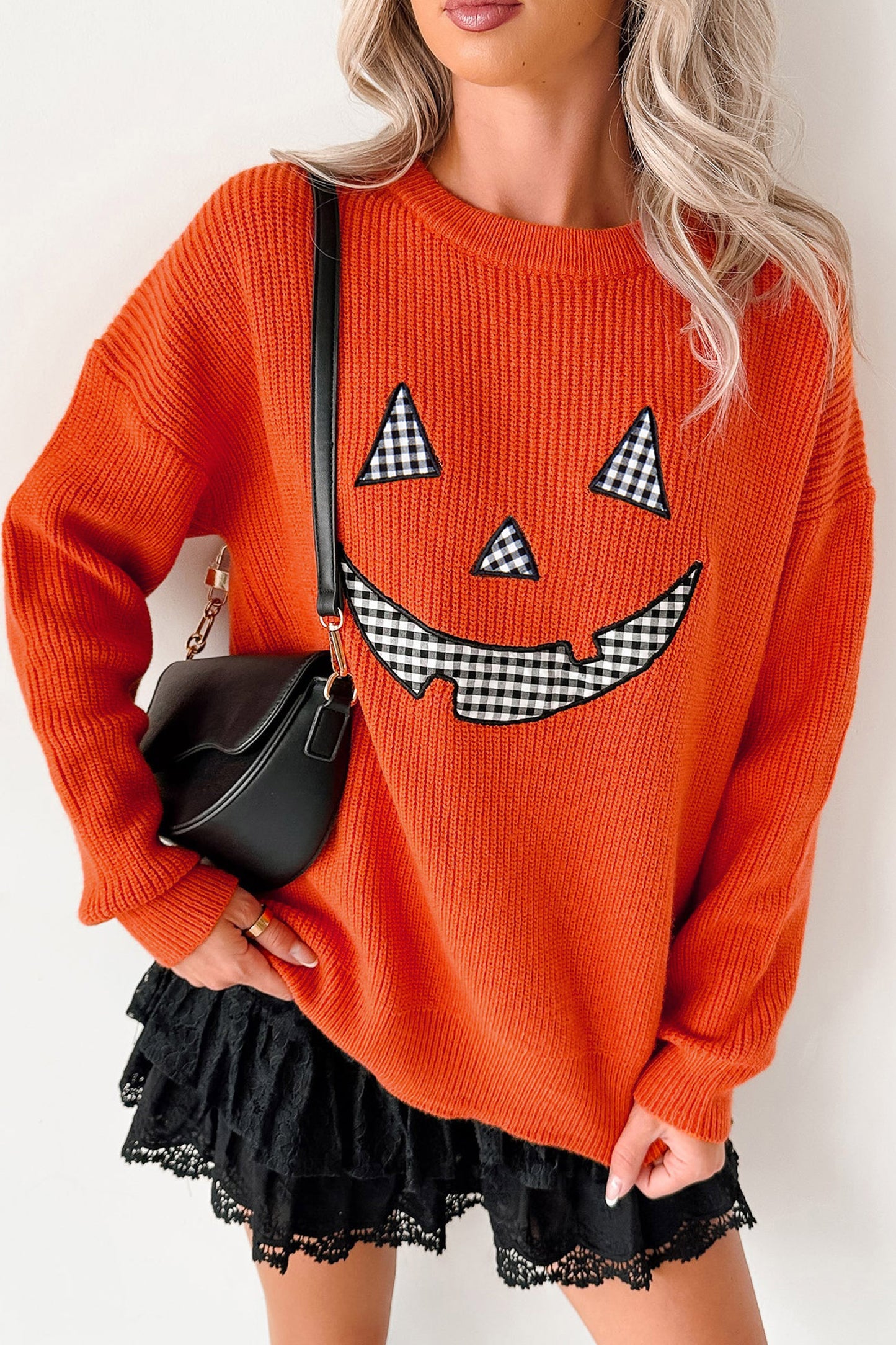Jack O' Lantern Halloween Sweater