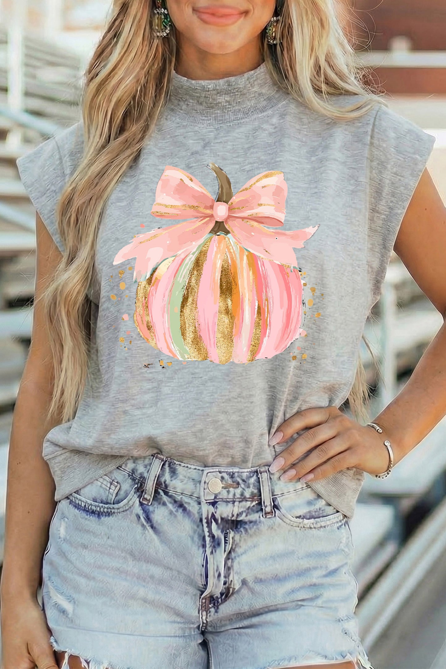 Pastel Pumpkin Top