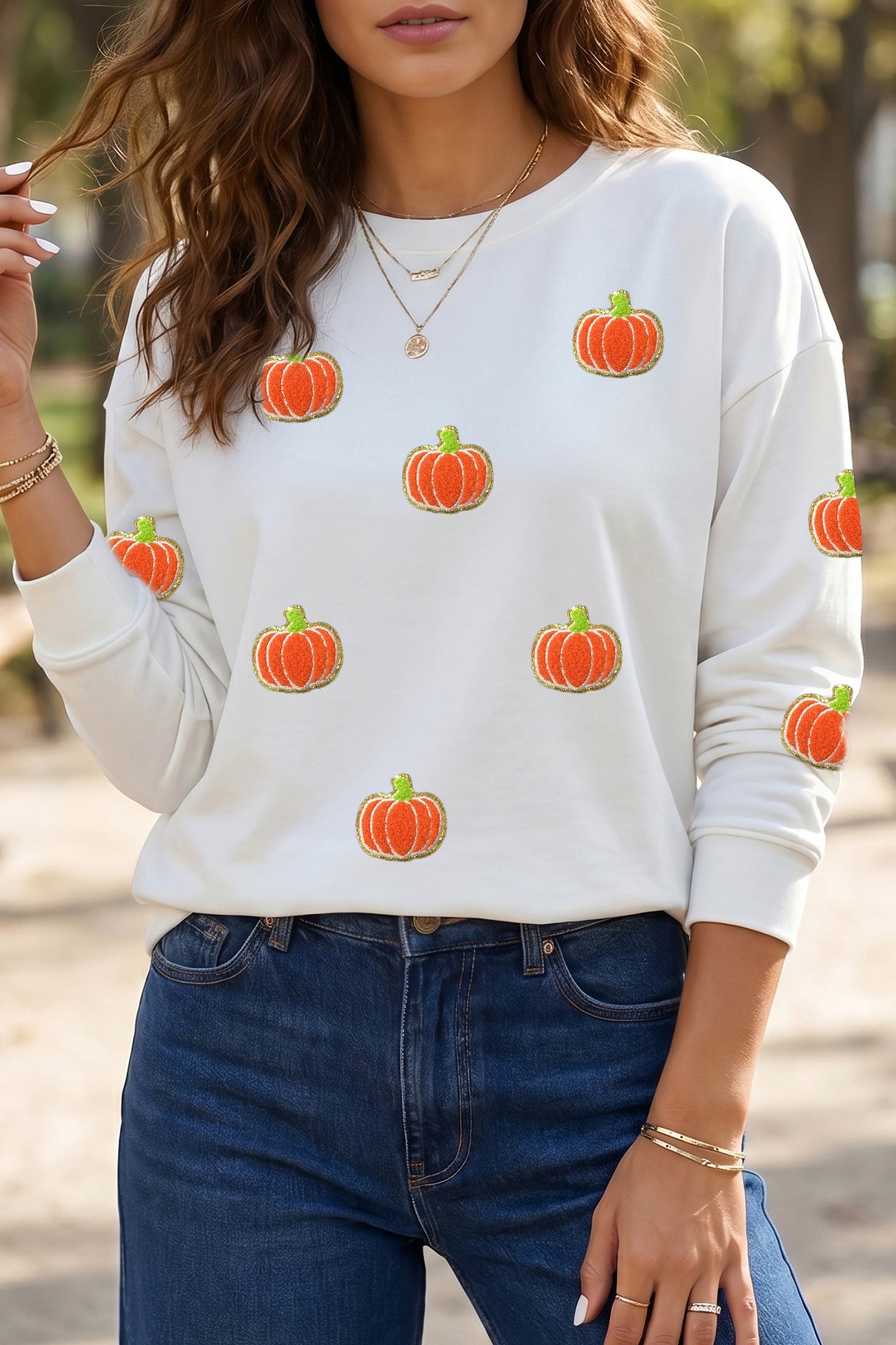 Pumpkin Patch Long Sleeve Top