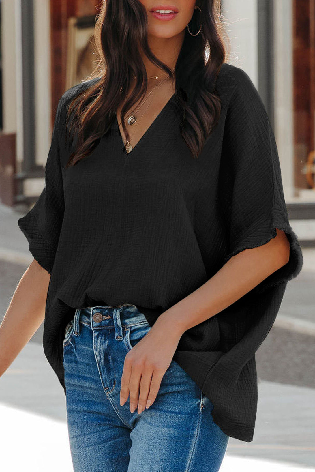 Cotton Gauze Top