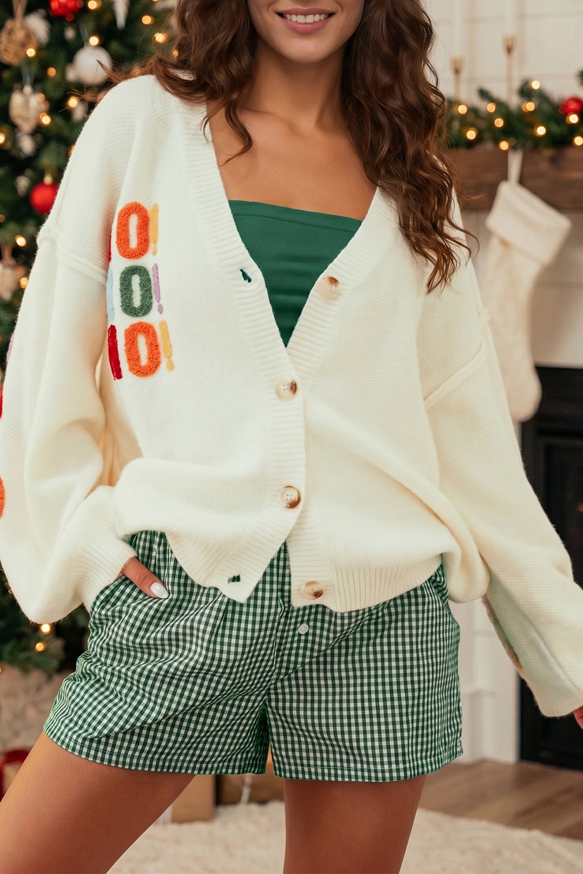 HOHOHO Christmas Cardigan