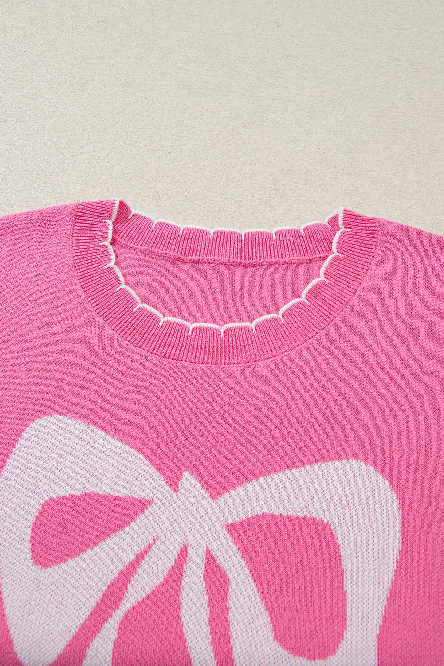 Pink Bow Sweater