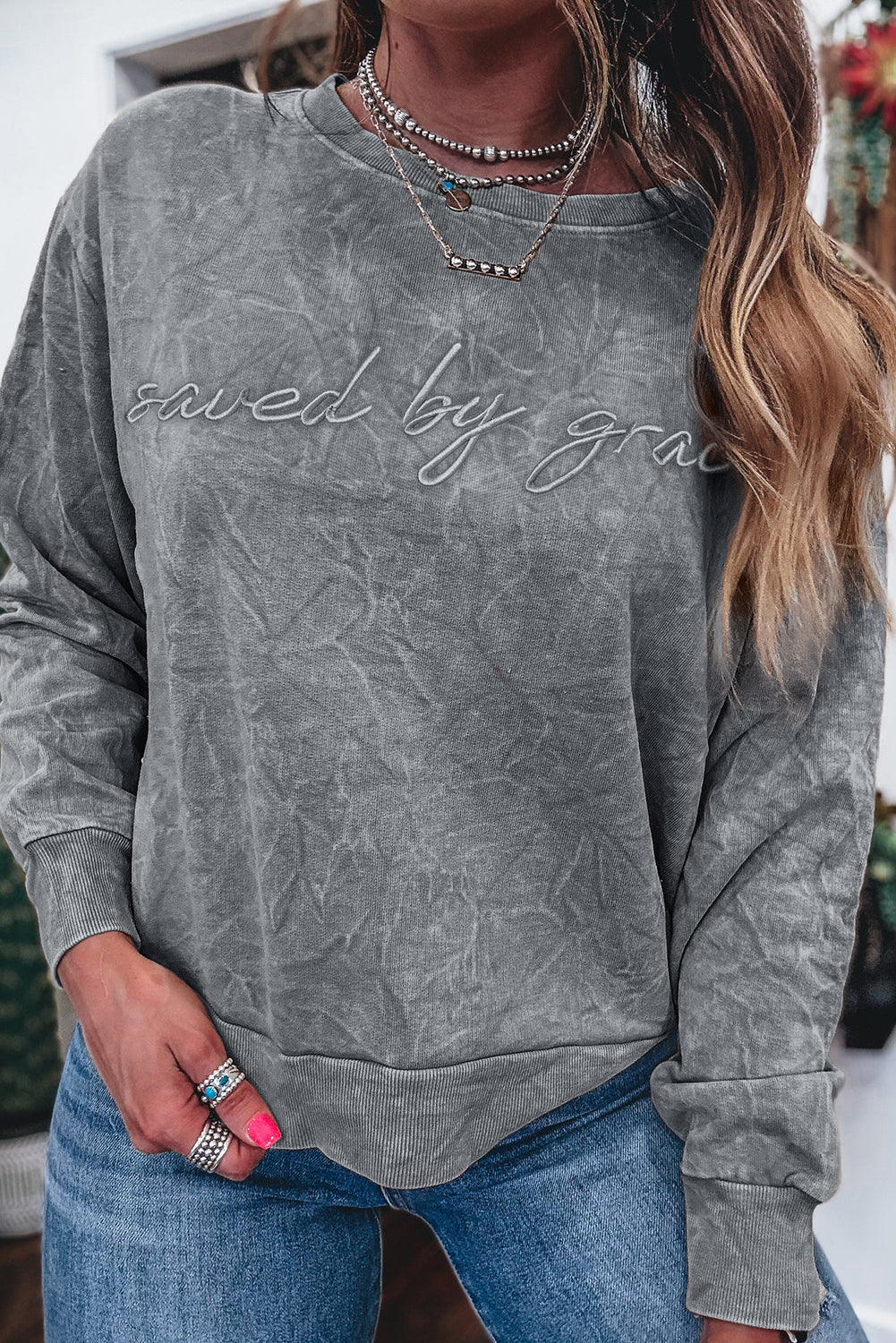 Saved by Grace Sweatshirt