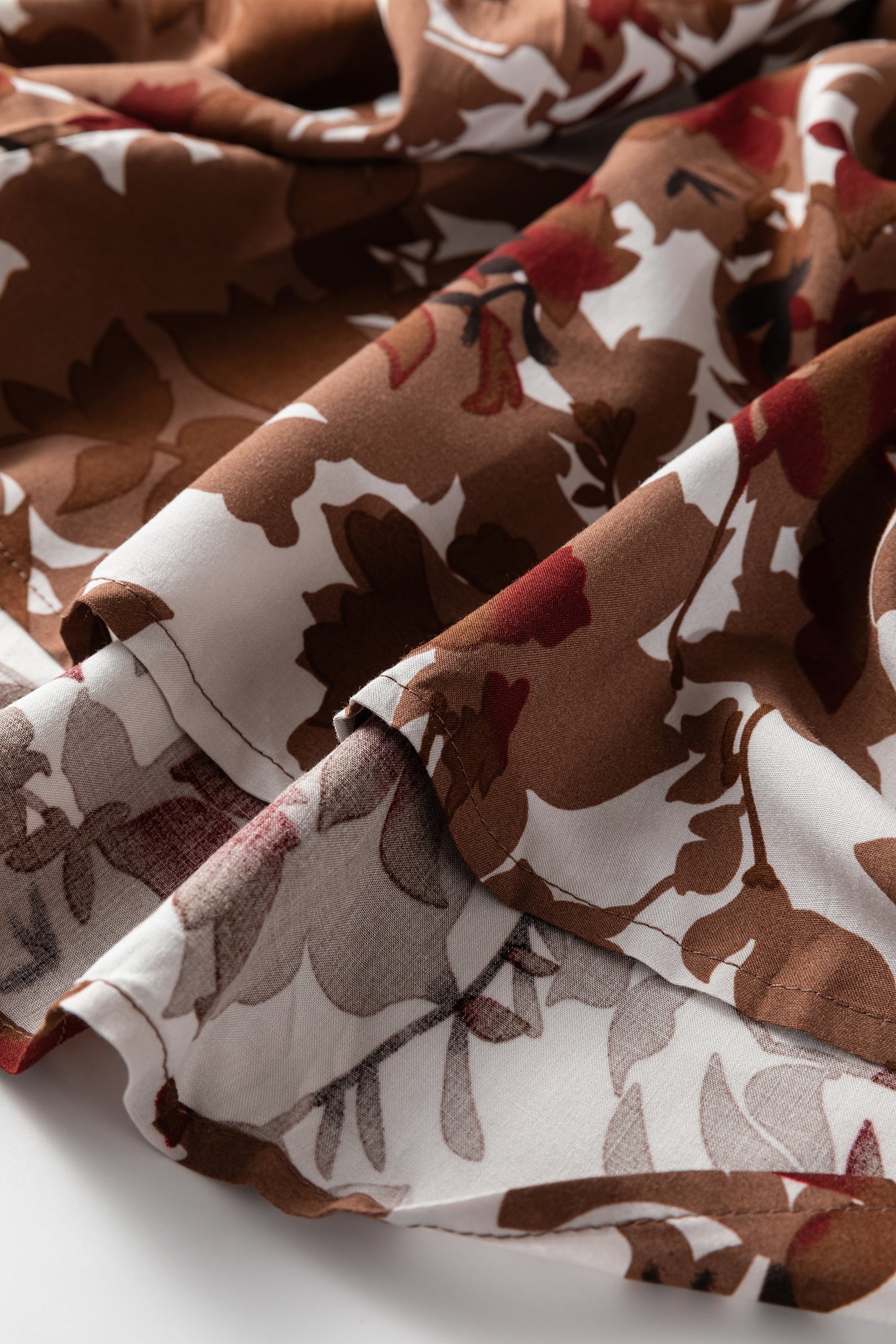 Chestnut Floral Maxi Dress
