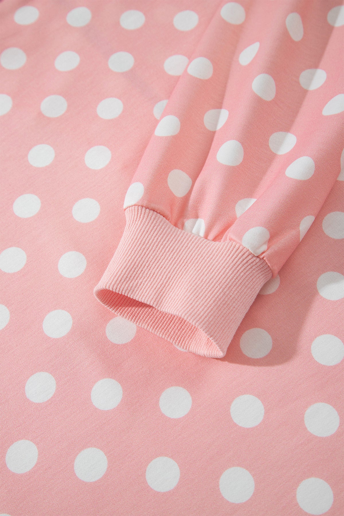 Polka Dot Hoodie & Mini Skort Set