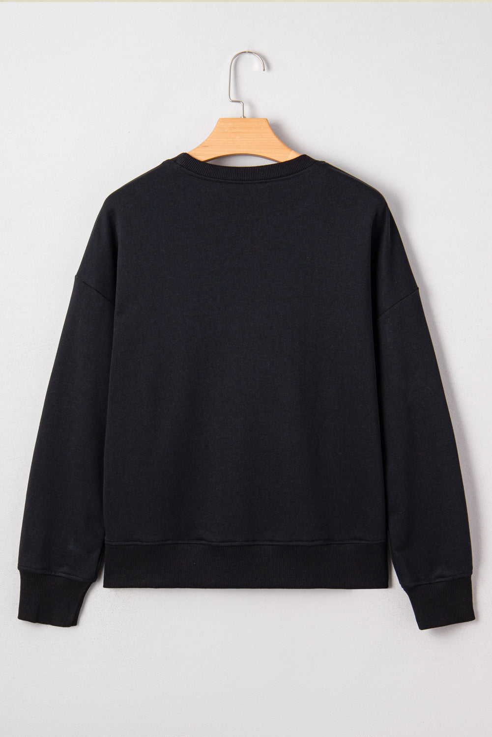 Black Chenille Game Day Sweatshirt