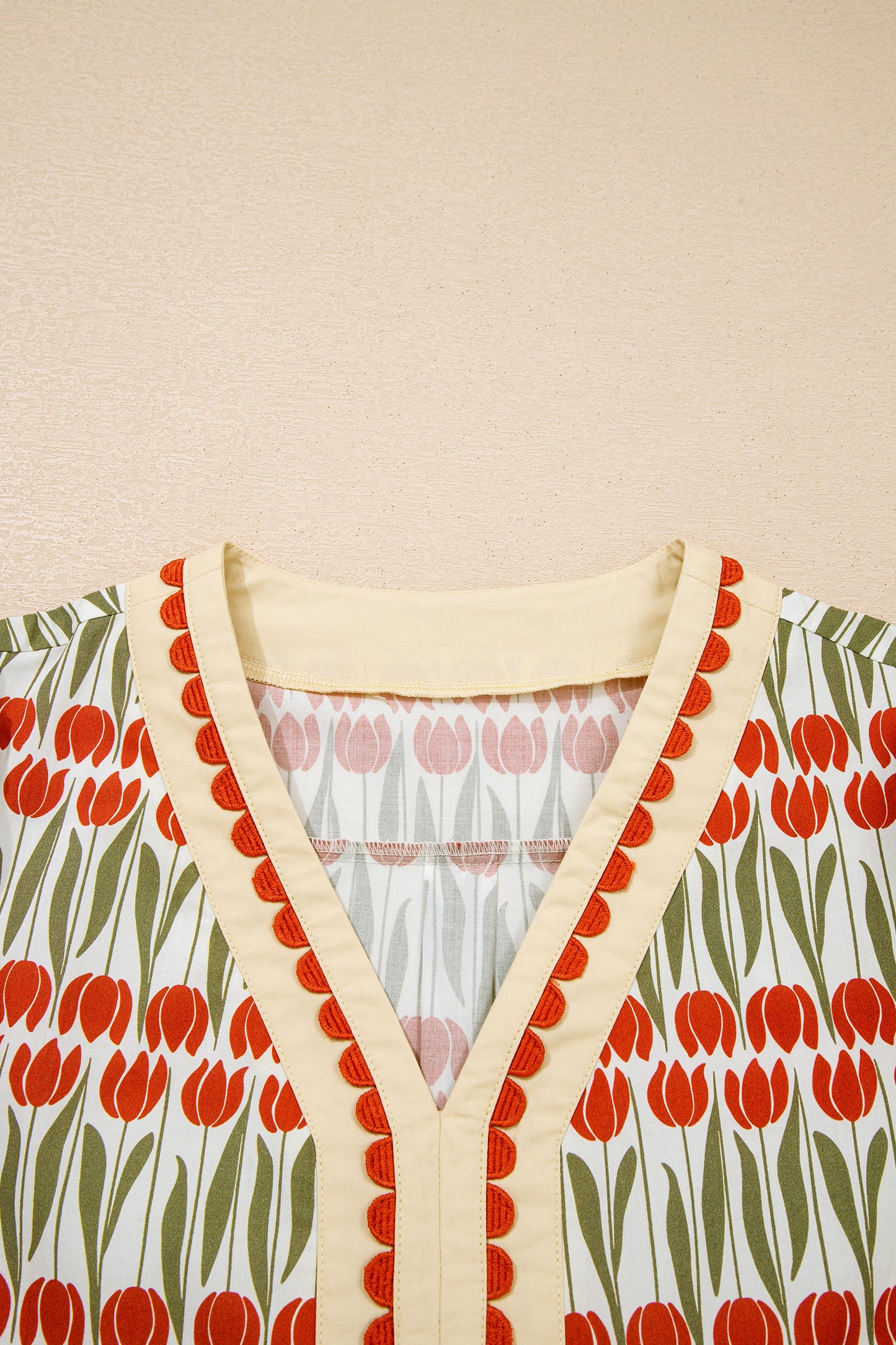 Tulip Print Cotton Dress