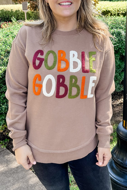 GOBBLE GOBBLE Thanksgiving Sweatshirt