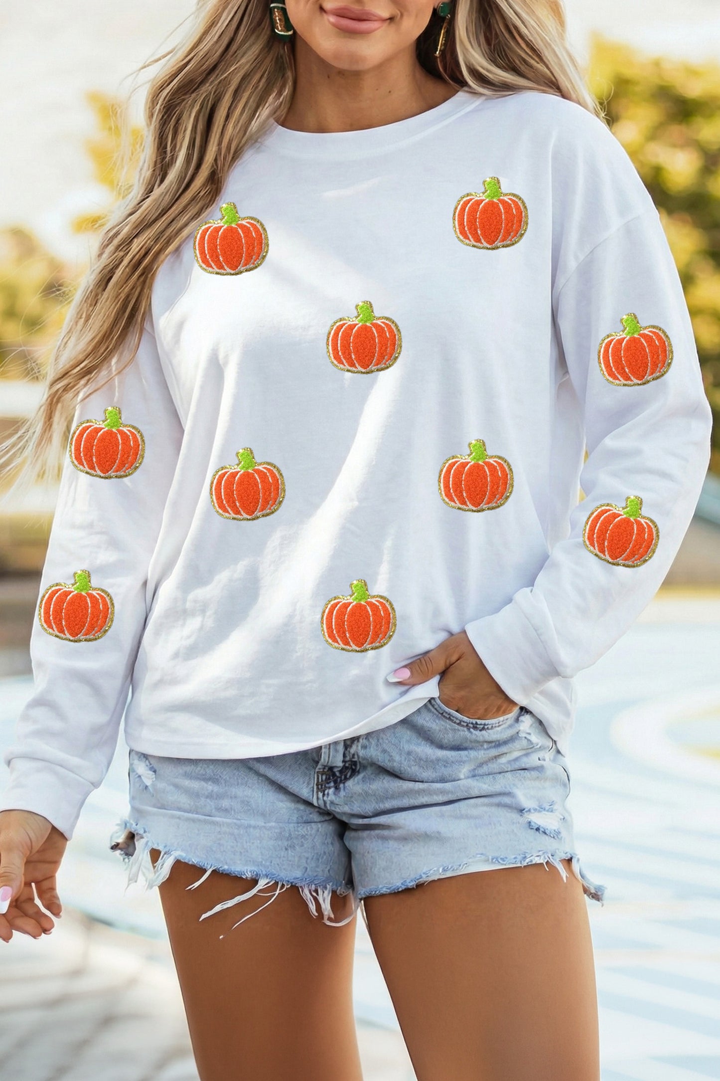 Pumpkin Patch Long Sleeve Top