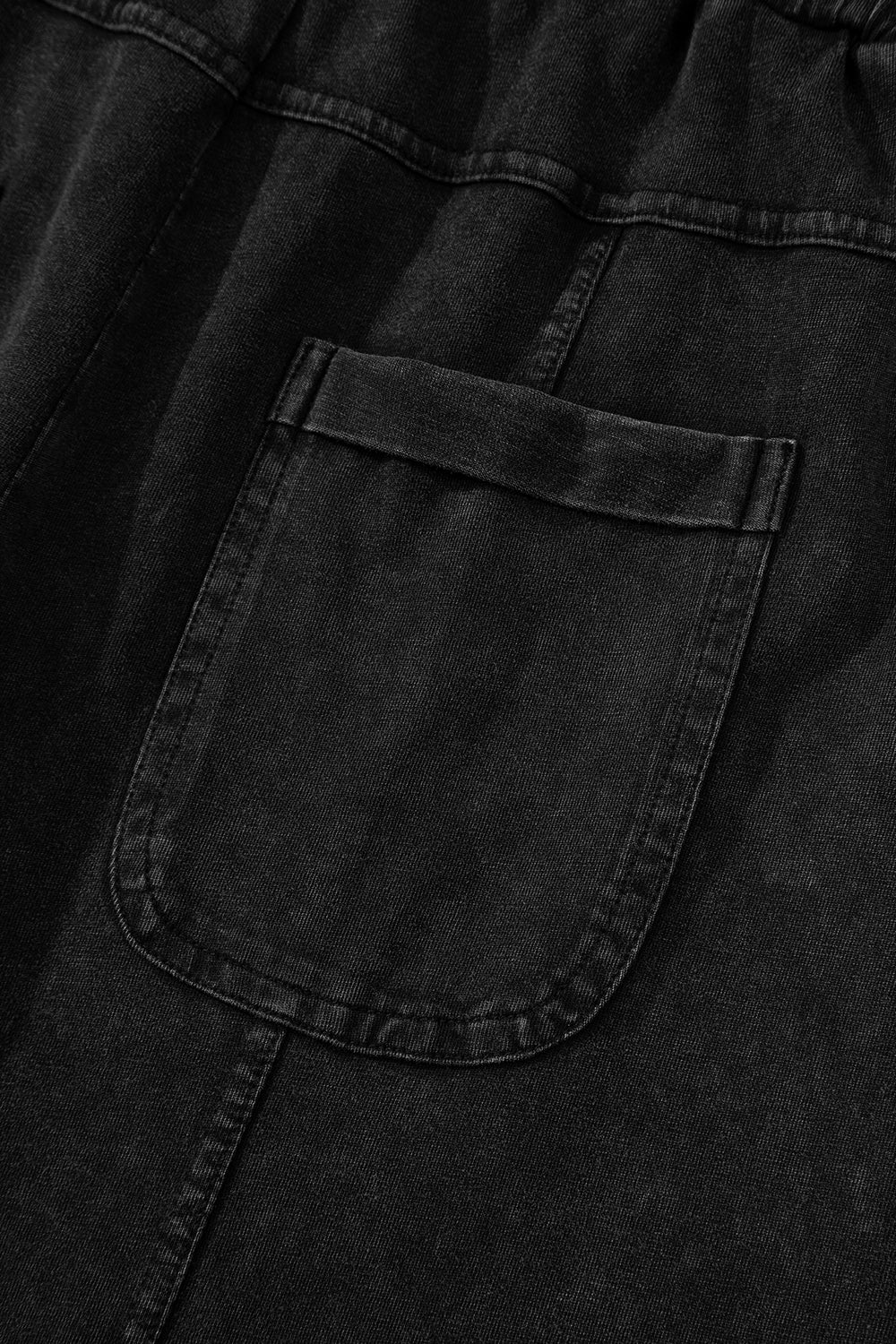 Mineral Wash Wide Leg Cargo Pants