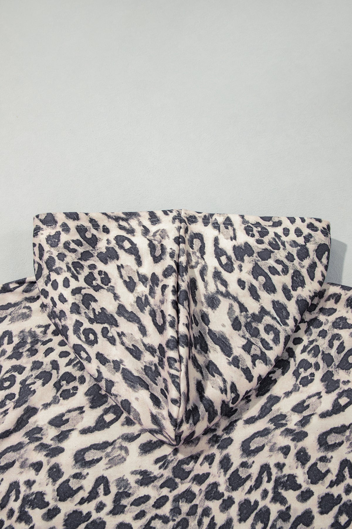 Leopard Zip-Up Hoodie & Short Set