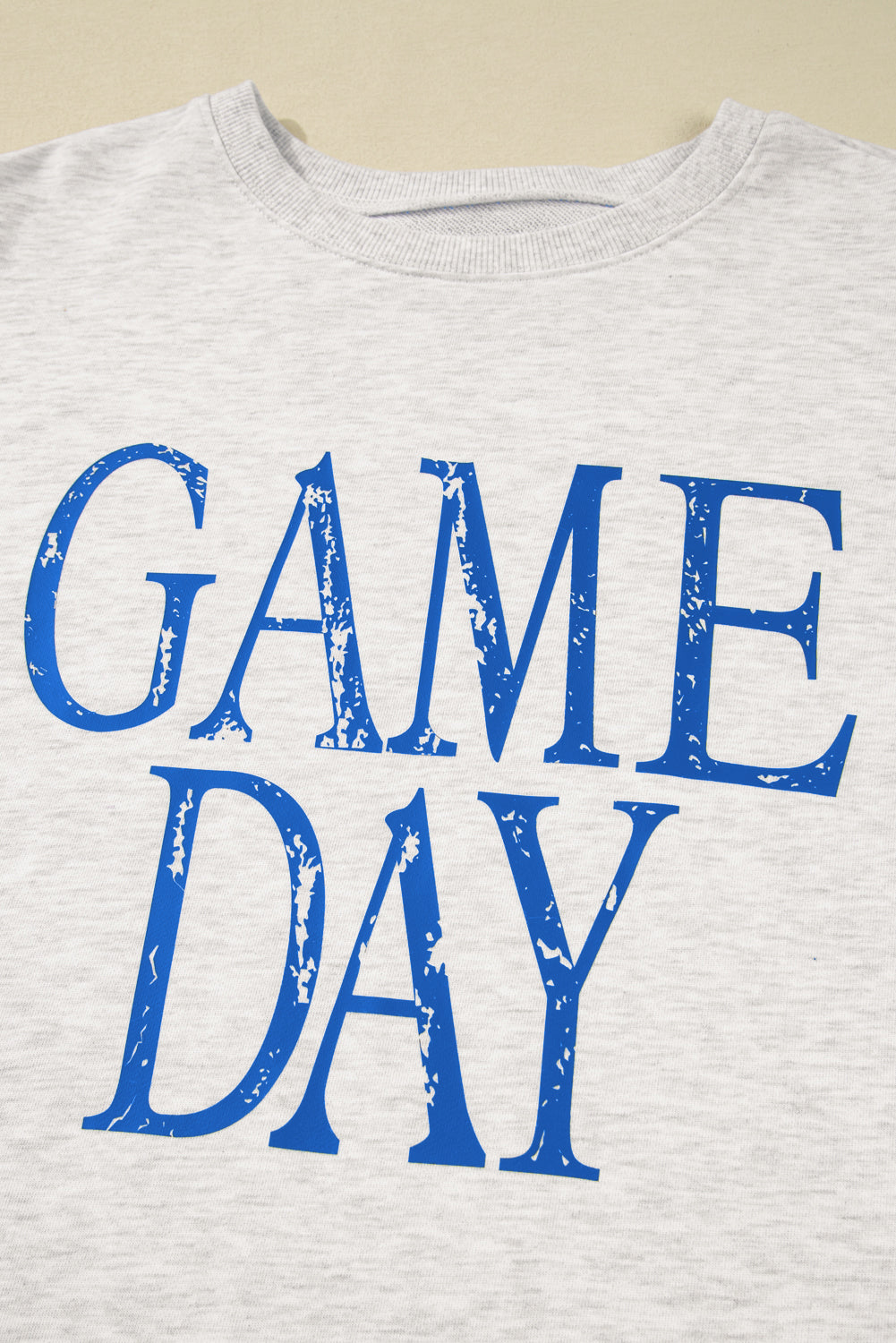 Blue Gameday Vintage Washed Baggy Sweatshirt