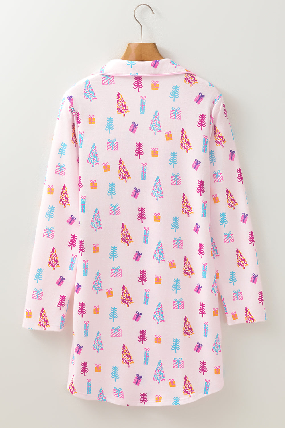 Pink Christmas Tree Sleep Shirt