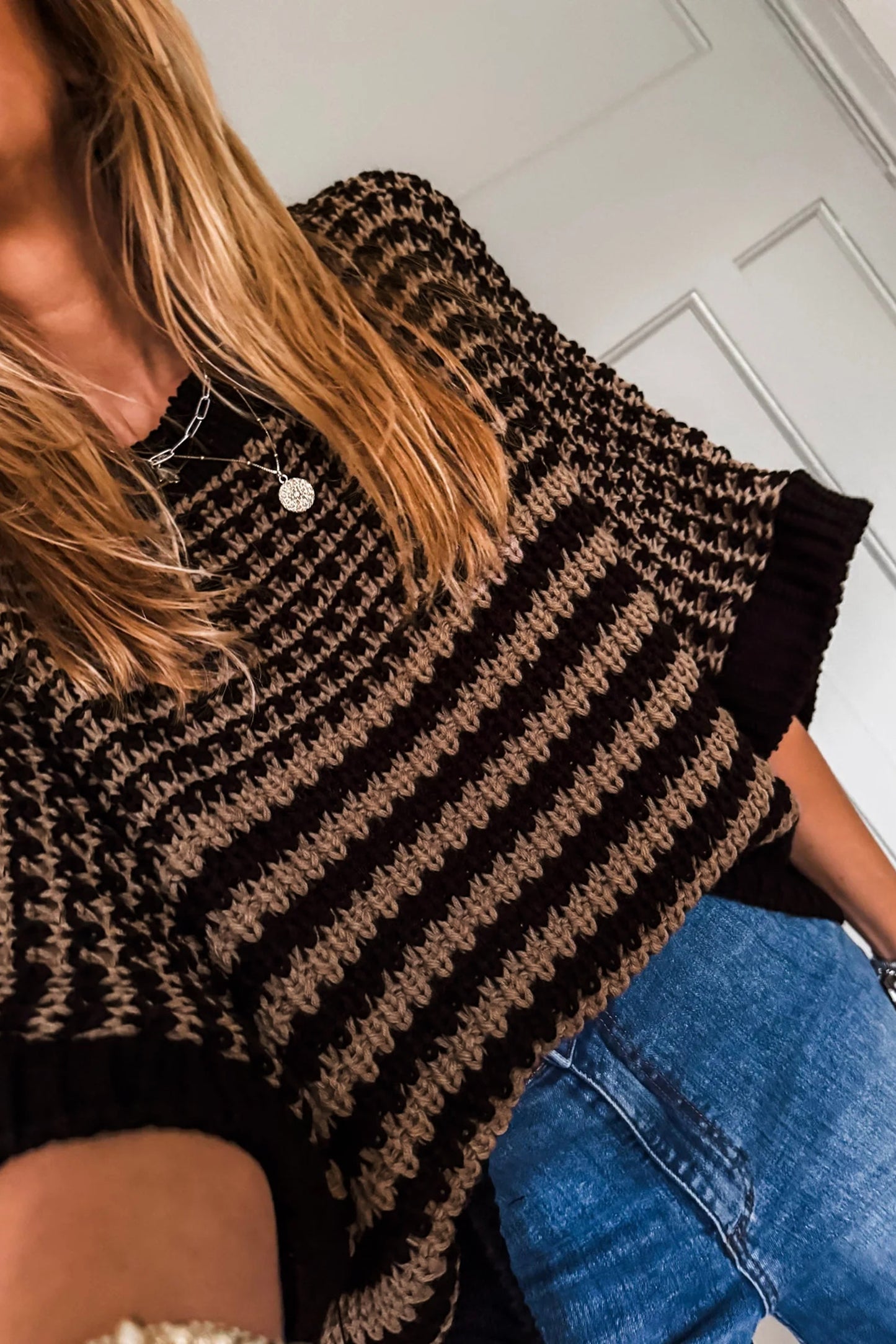 Striped Slouchy Sweater