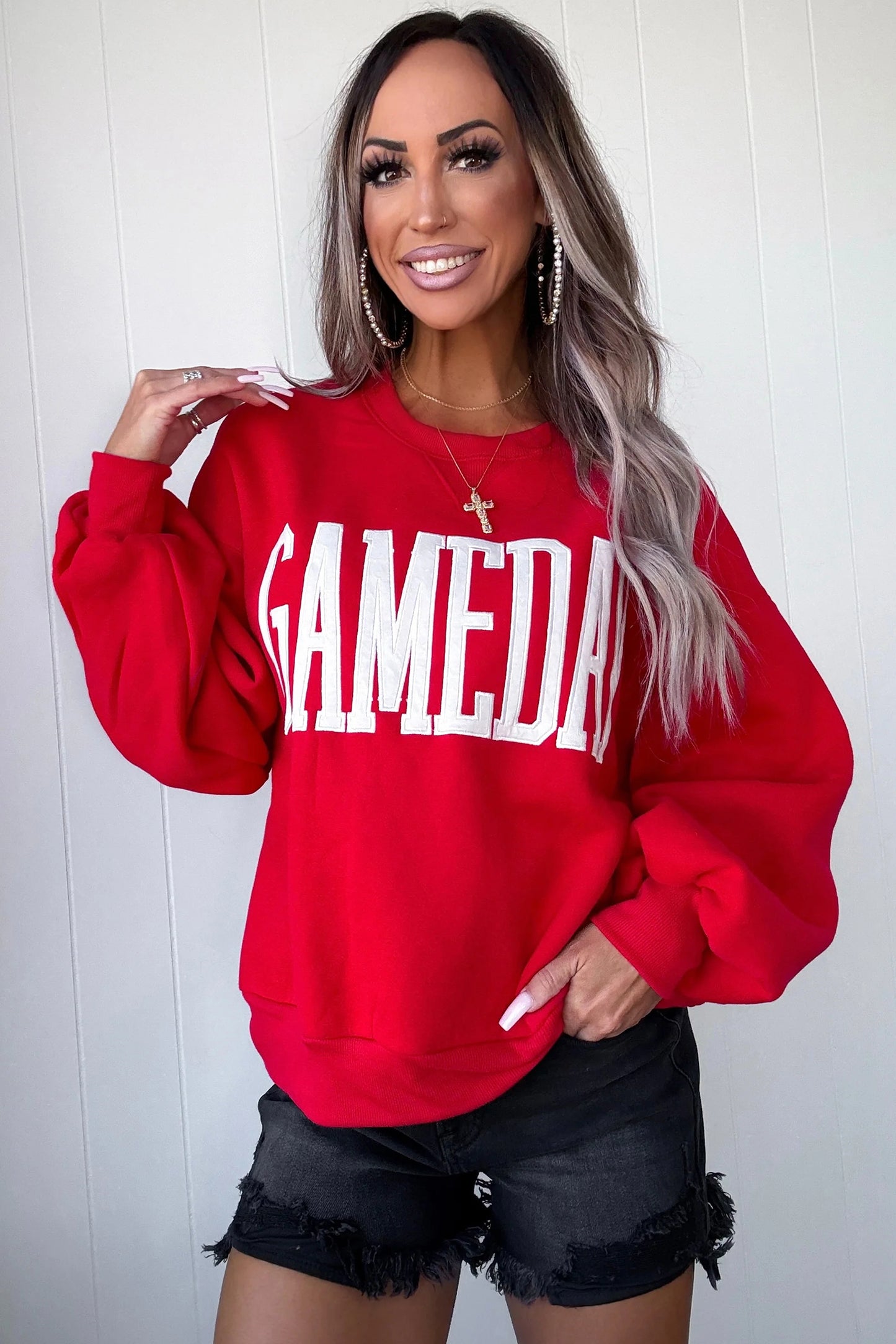 GAMEDAY Embroidered Sweatshirt