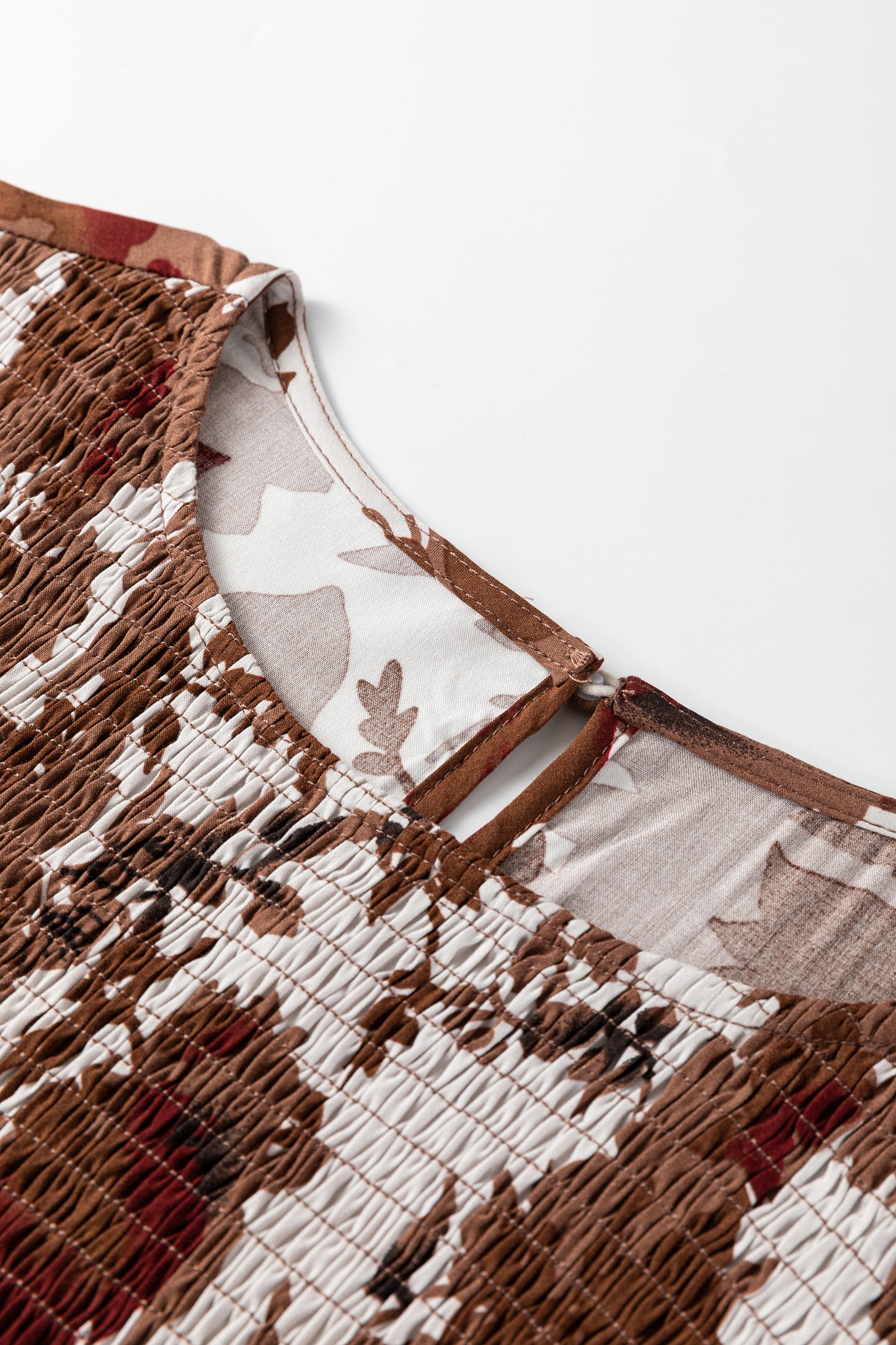 Chestnut Floral Maxi Dress