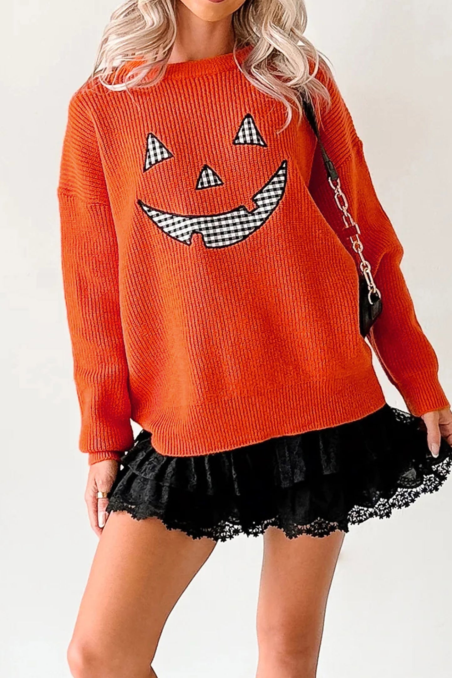 Jack O' Lantern Halloween Sweater