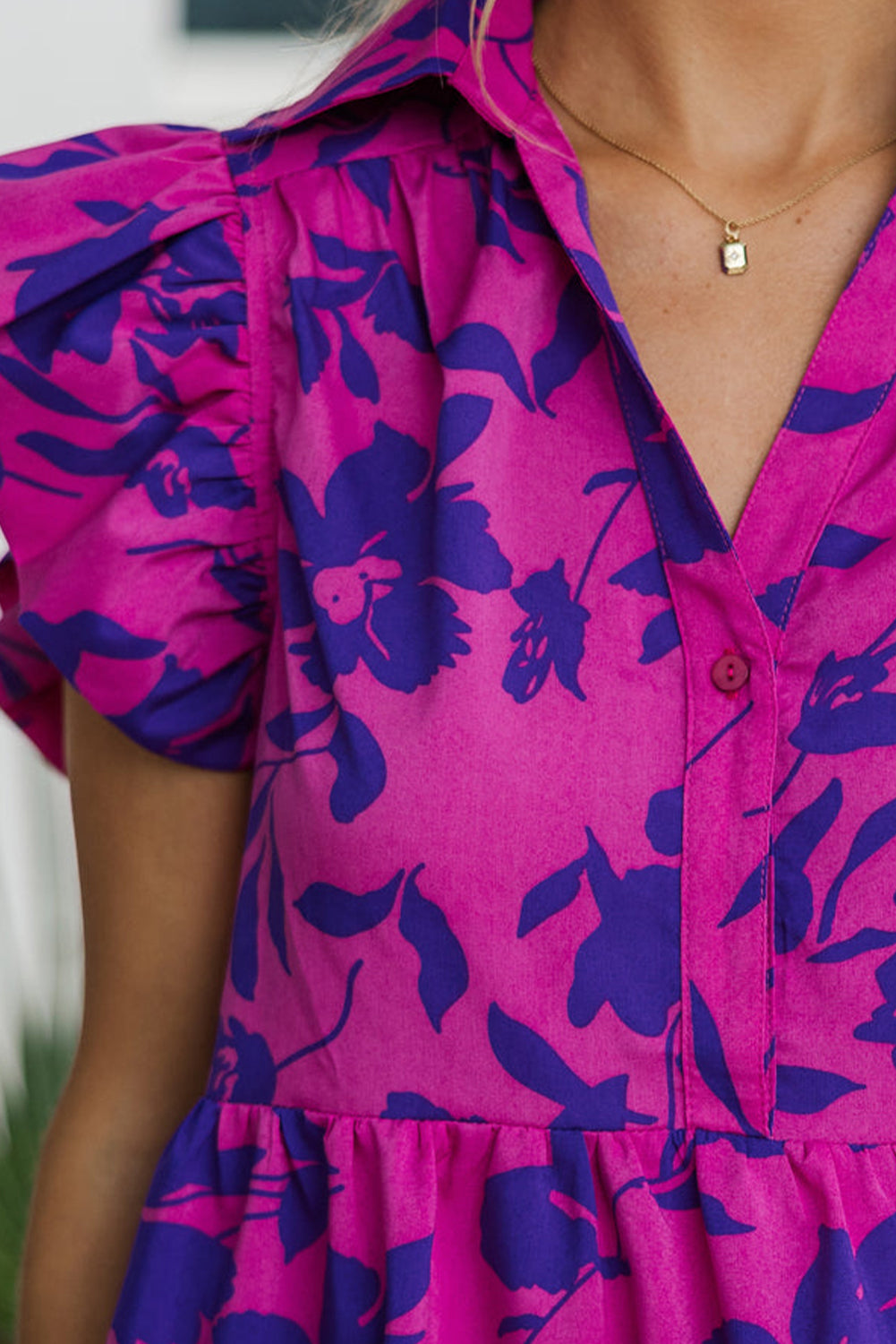 Floral Print Breezy Top