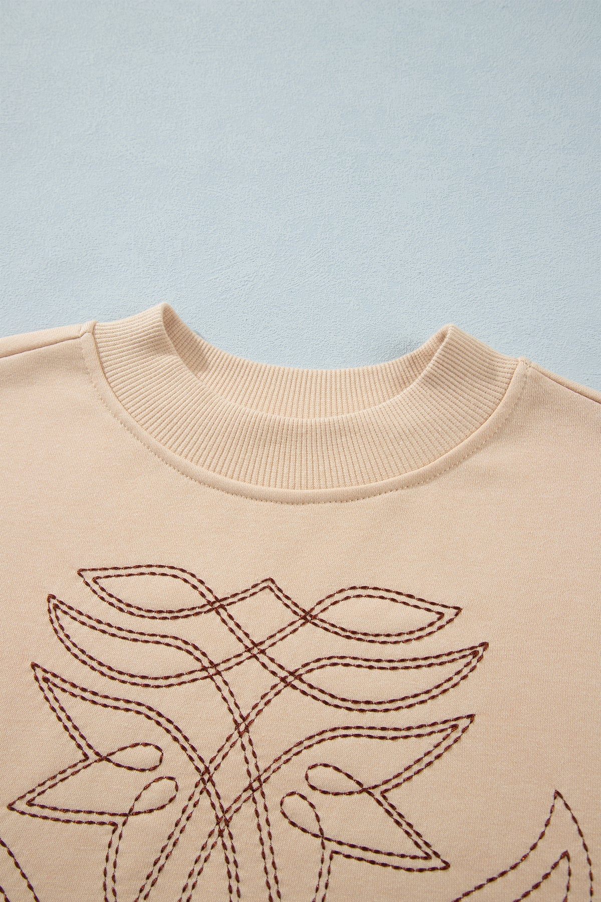 Western Embroidery Sweatshirt