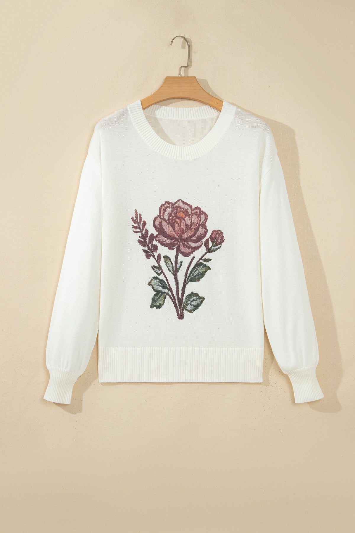 Western Floral Sweater