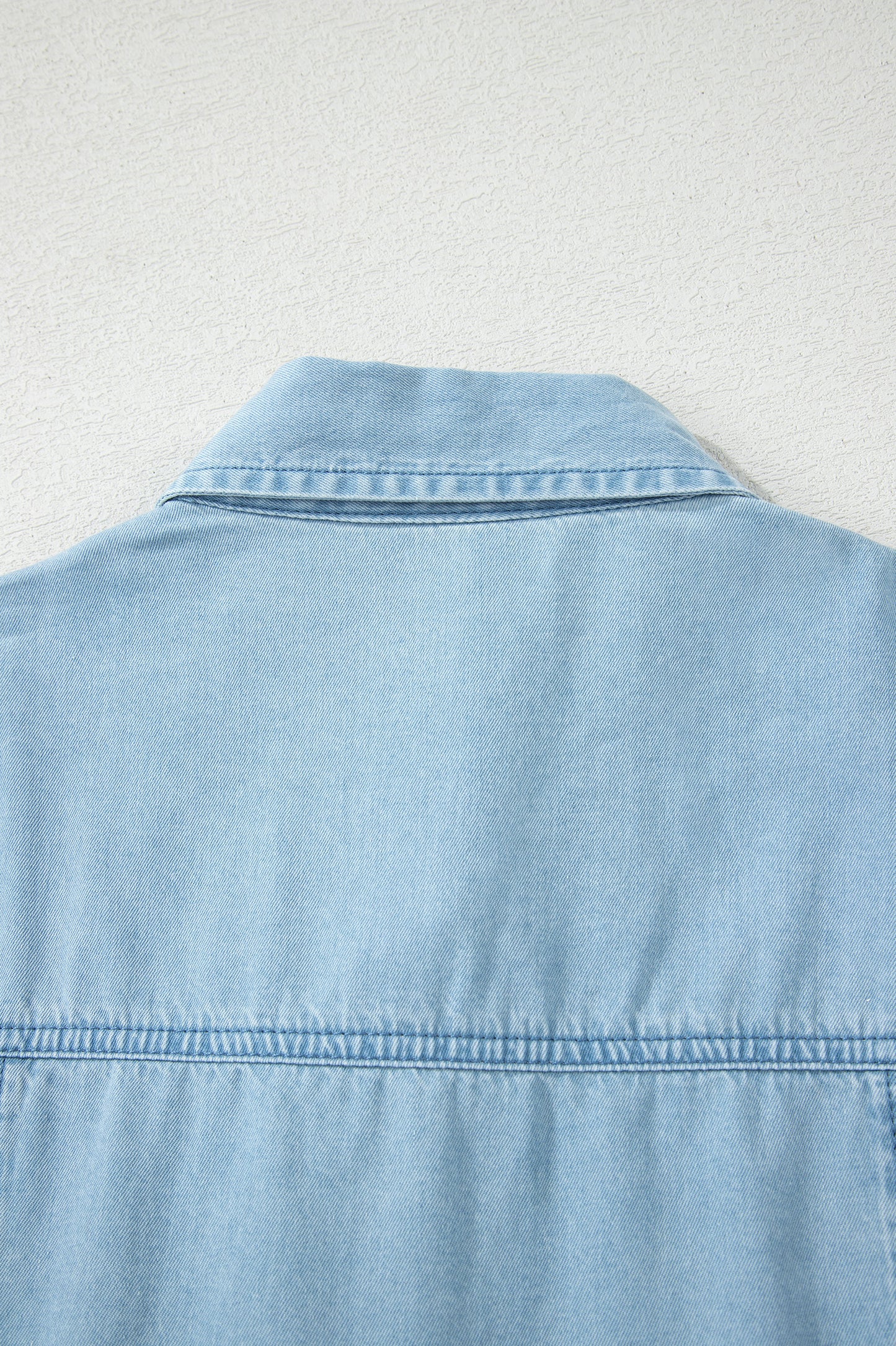 Denim Button Front Dress