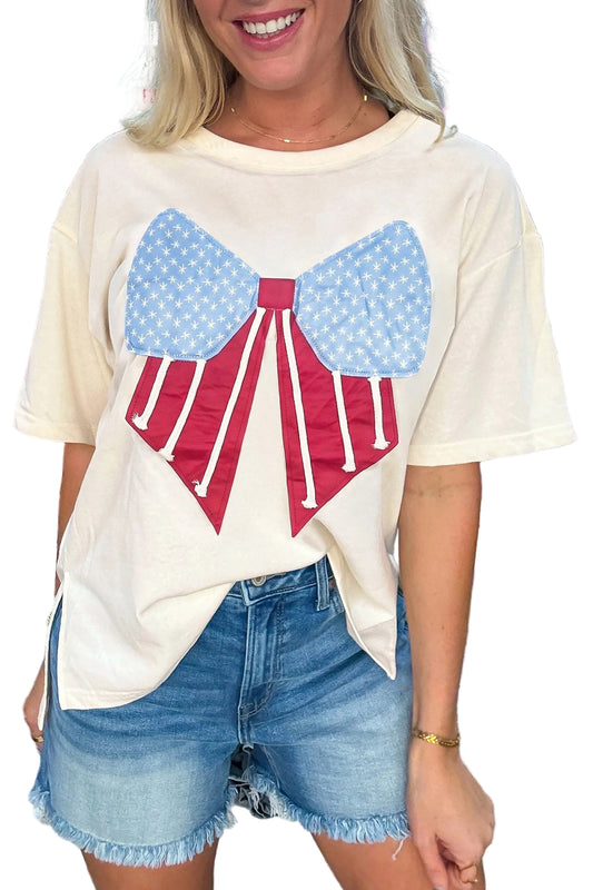 Americana Bow Patch Tee