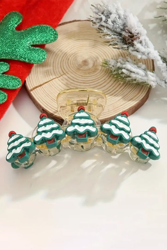 Christmas Tree Hair Claw