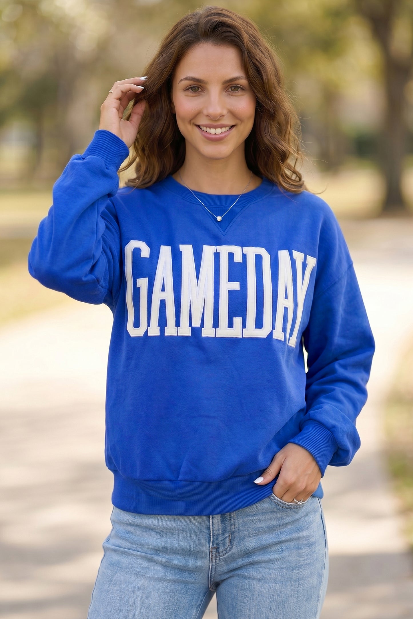 GAMEDAY Embroidered Sweatshirt