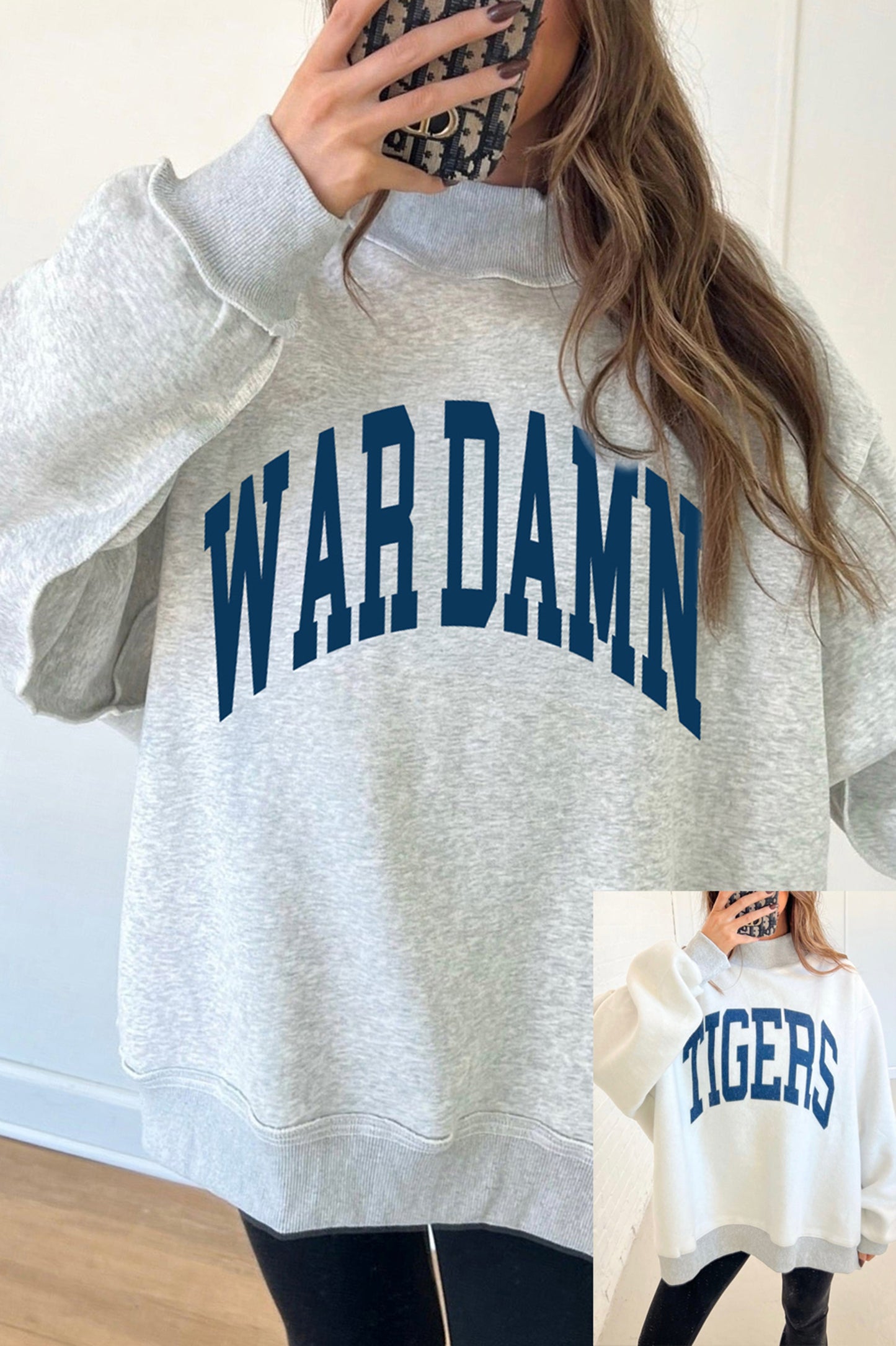 Auburn WARDAMN/ TIGERS  Reversible Sweatshirt