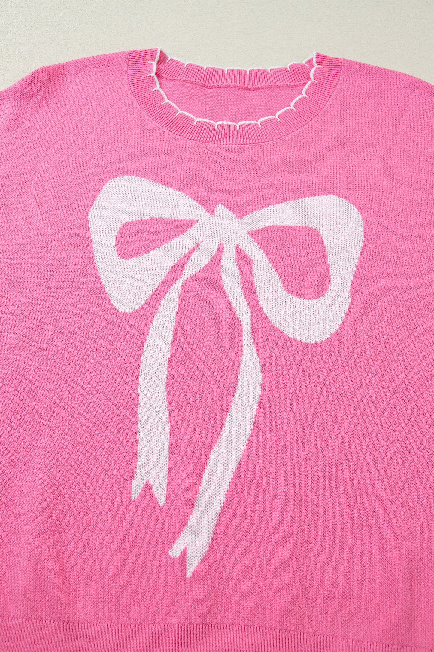 Pink Bow Sweater