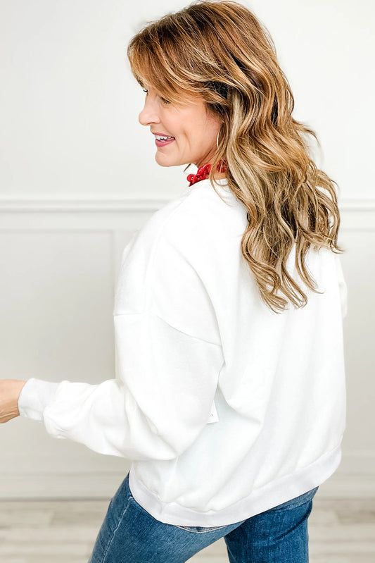 Plaid MERRY Christmas Holiday Sweatshirt