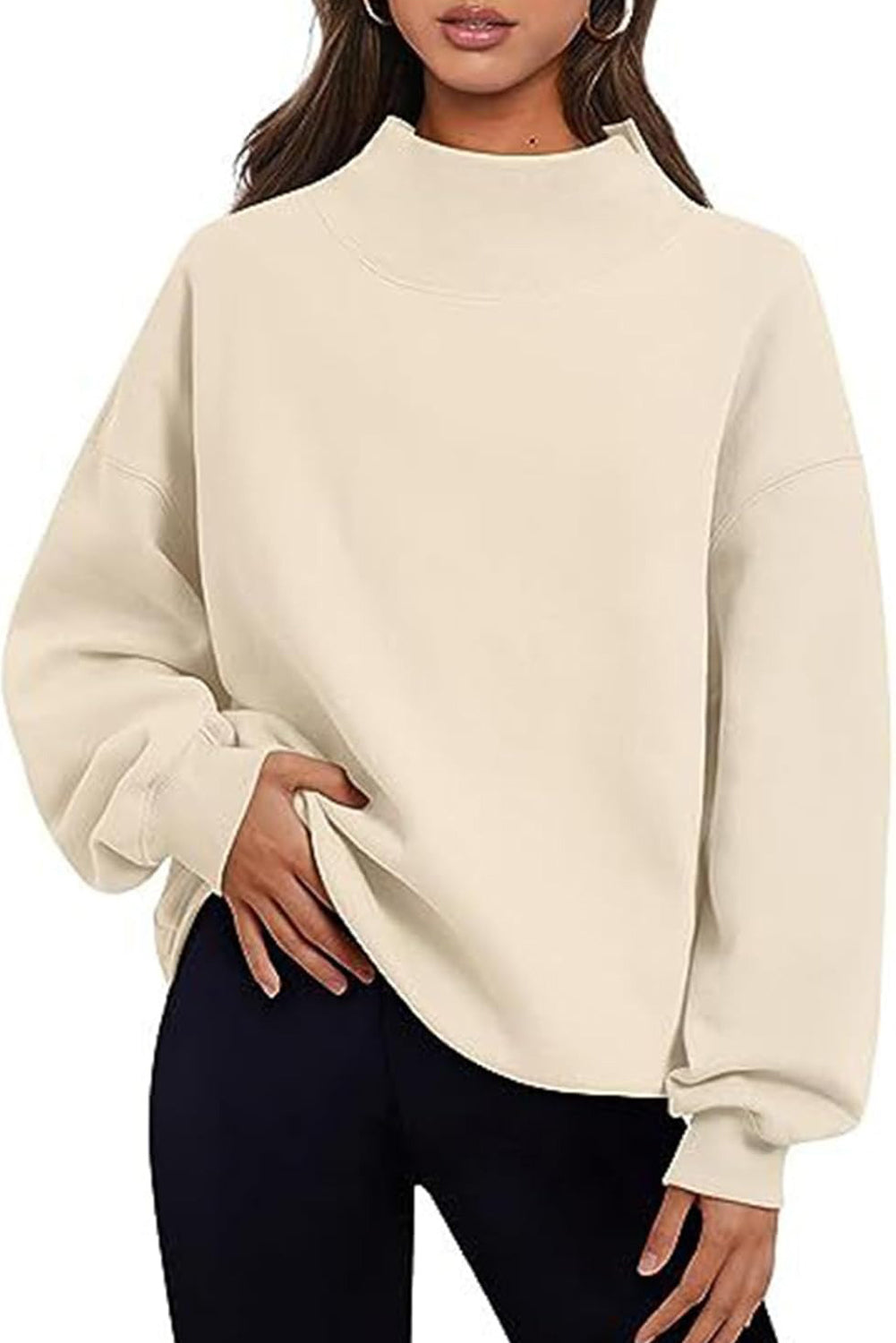 High Neck Sweatshirt