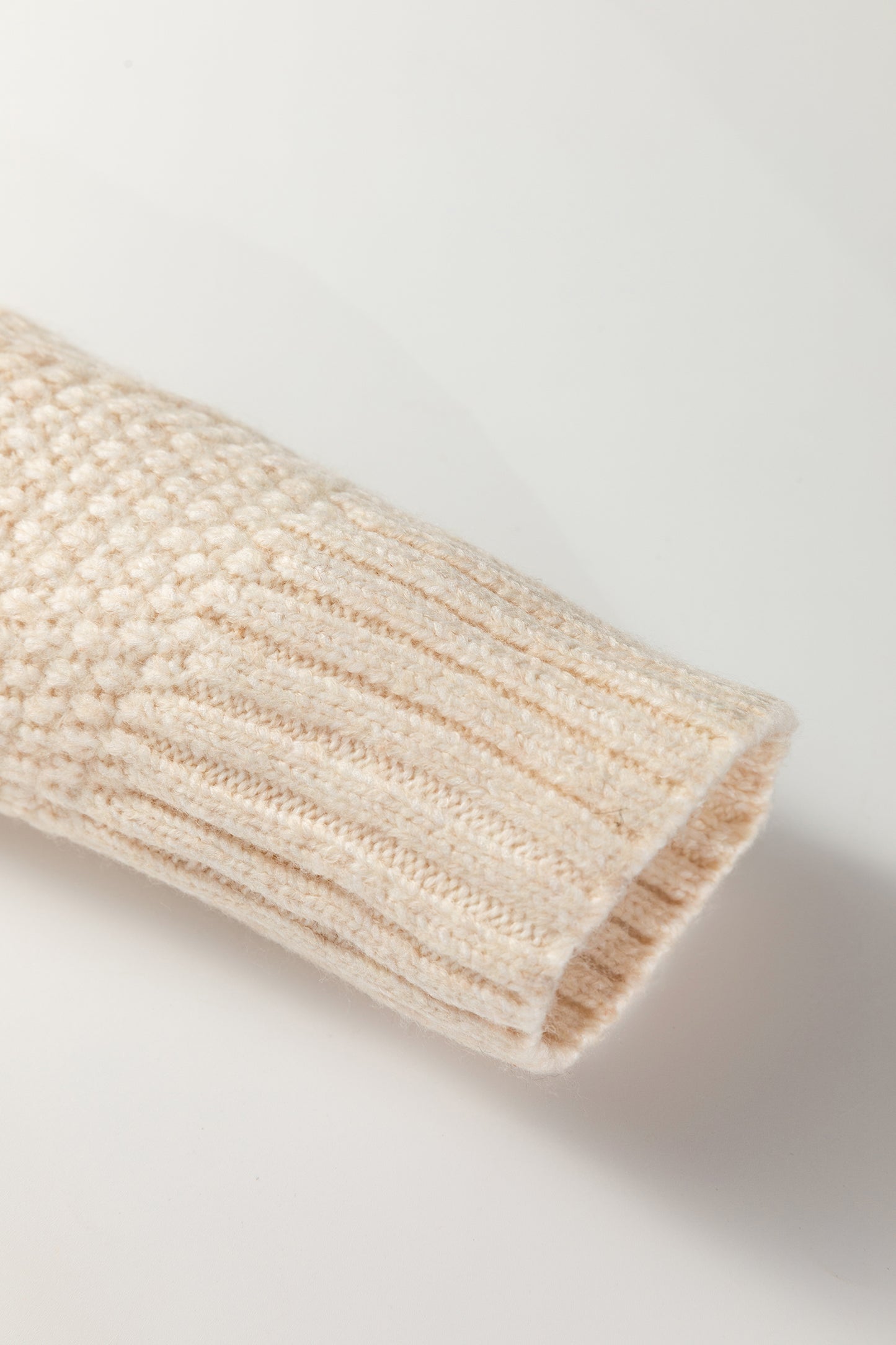 Relaxed Cable Knit  Sweater Dress