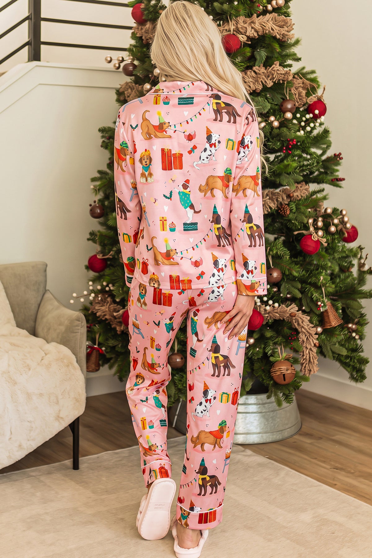 Christmas Dogs Pajama Set