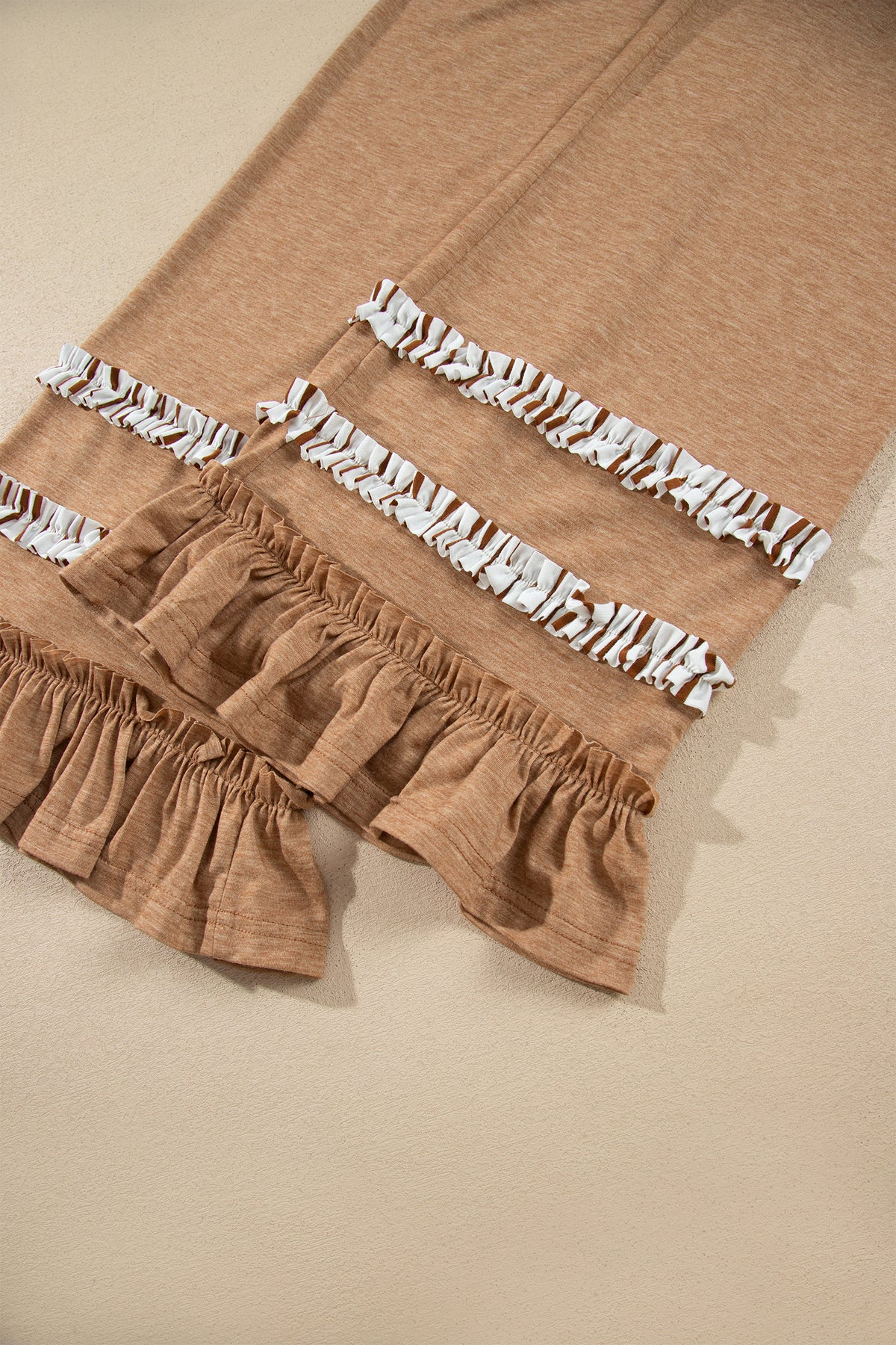 Ruffle Trim Top and Pants Set